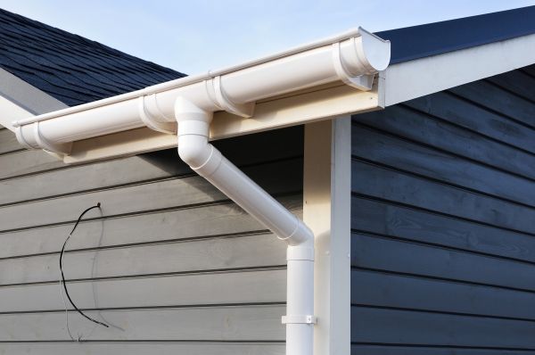 PVC Rain Gutter Installation in Peyton